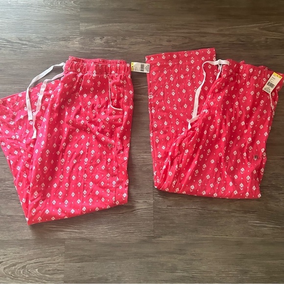 Simply Styled Pajama Pants Pink Set of 2 Size XL NEW - Picture 1 of 5